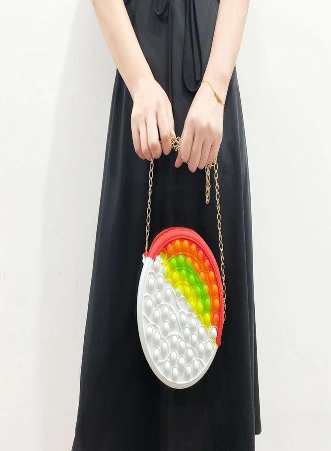 CLAPONE Poppet Pop It Toy for Kids Multicolor Fidget Toy with Popping Sounds, Sensory Toy, Stress Relief, Anxiety Relief, Daytime & Nighttime Use, Classroom (Multicolor, Round Shape Pop It) - Image 4